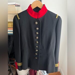 Purple Label RALPH LAUREN, The Officer's Jacket, Black. Wilmington Wool Jacket